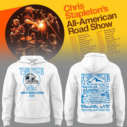 Limited Edition Carolina Panthers x Chris Stapleton “All-American Road Show” Hoodie