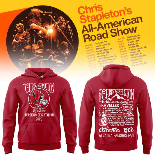 Limited Edition Atlanta Falcons x Chris Stapleton “All-American Road Show” Hoodie