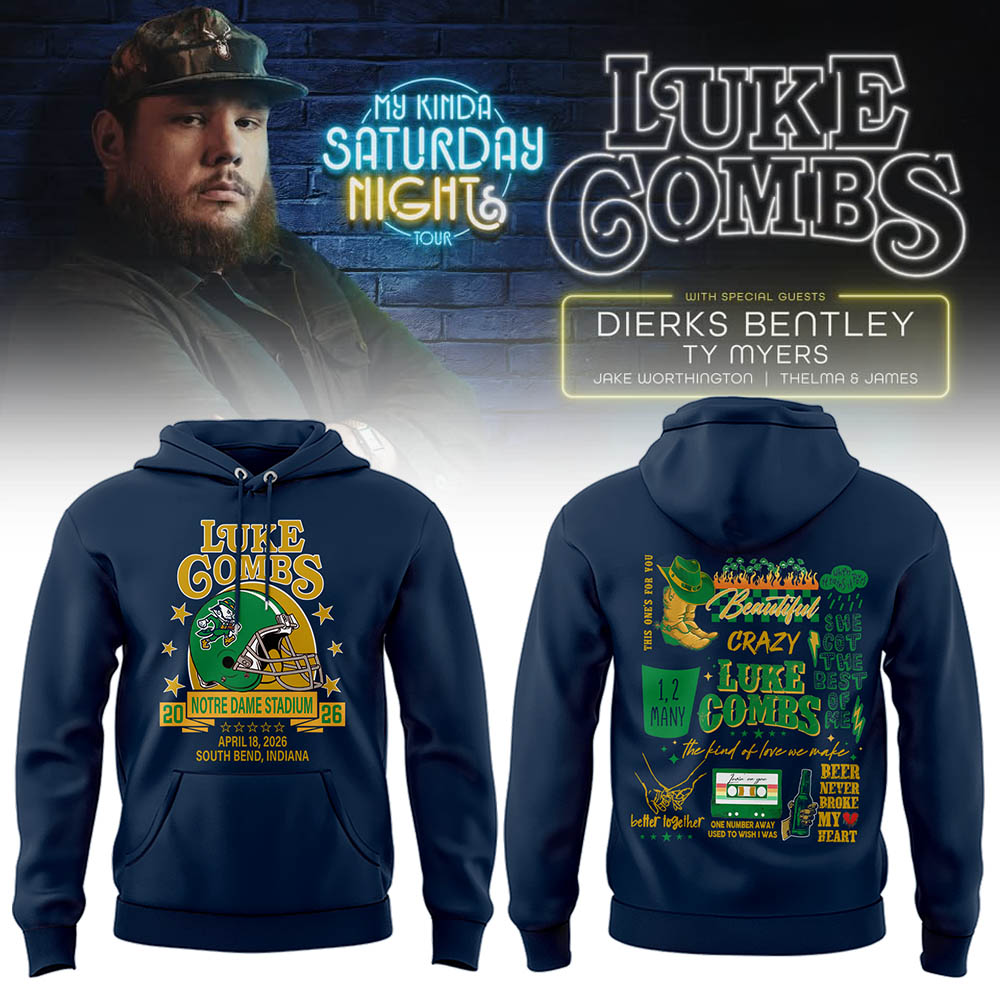 Limited Edition “My Kinda Saturday Night Tour” at Notre Dame Stadium Shirt