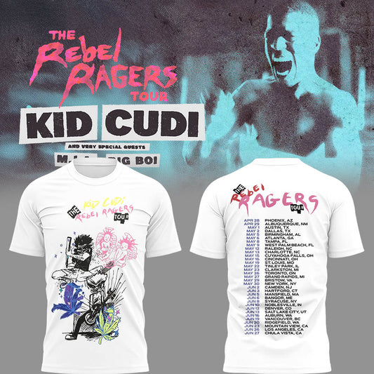 Limited Edition The Rebel Ragers Tour 2026 Tshirt