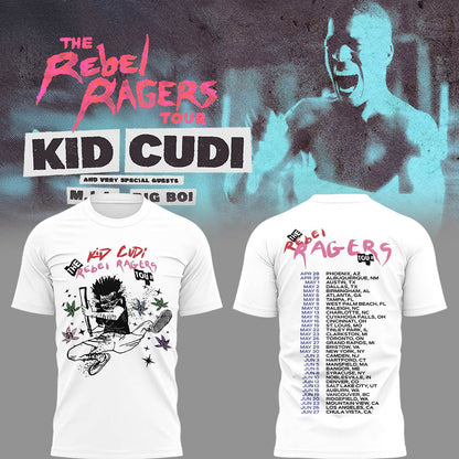 Limited Edition The Rebel Ragers Tour 2026 Tshirt