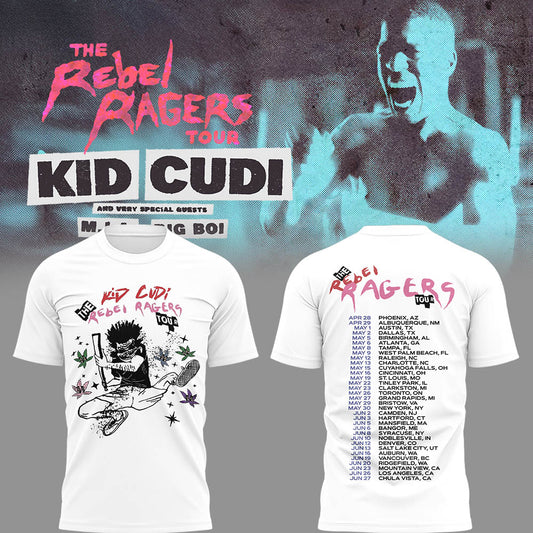 Limited Edition The Rebel Ragers Tour 2026 Tshirt