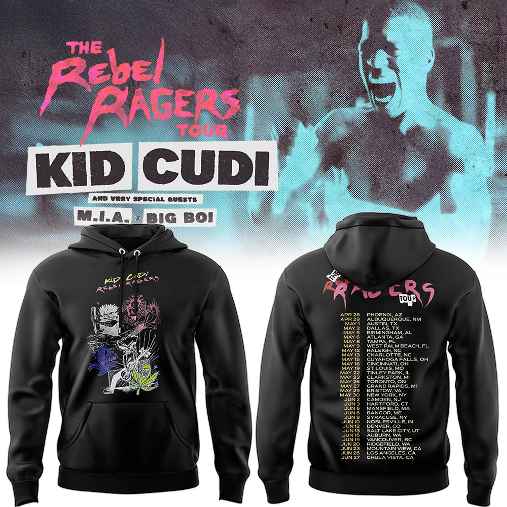 Limited Edition The Rebel Ragers Tour 2026 Hoodie