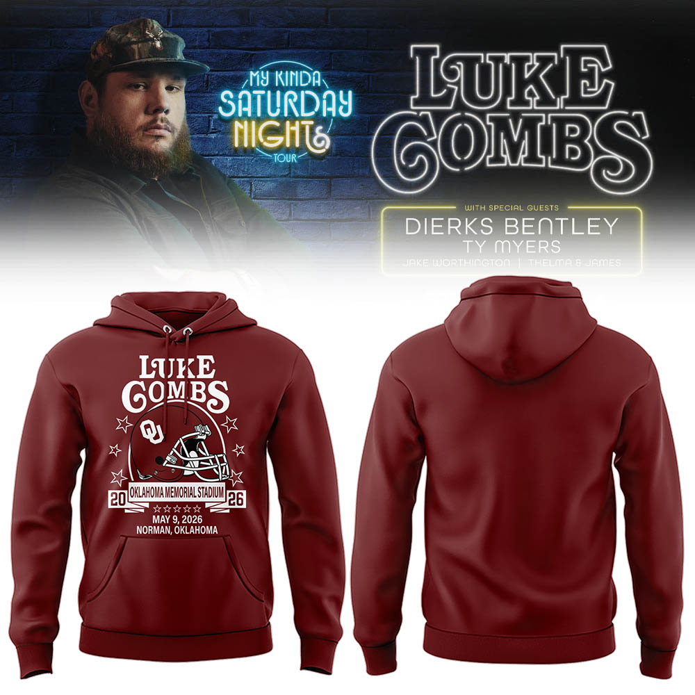 Limited Edition “My Kinda Saturday Night Tour” At Oklahoma Memorial Stadium Hoodie