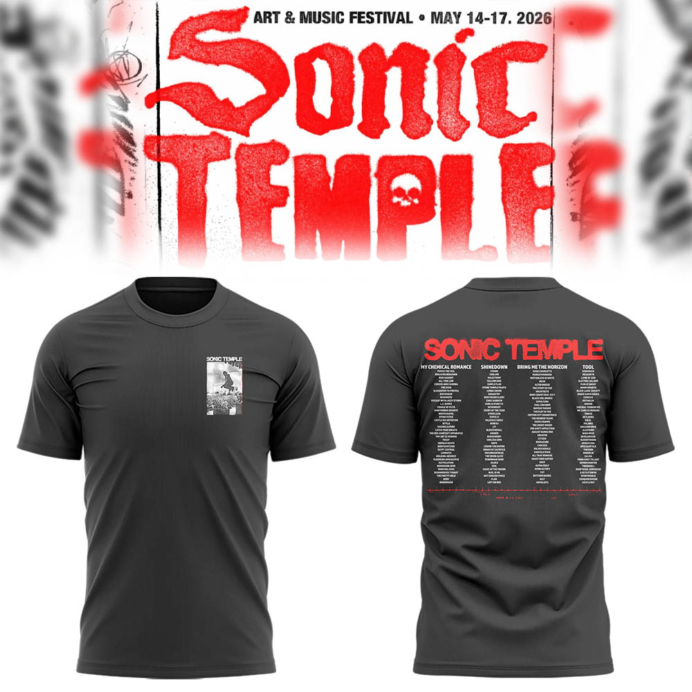Limited Edition Sonic Temple Festival 2026 Tshirt
