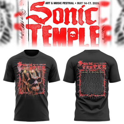 Limited Edition Sonic Temple Festival 2026 Tshirt