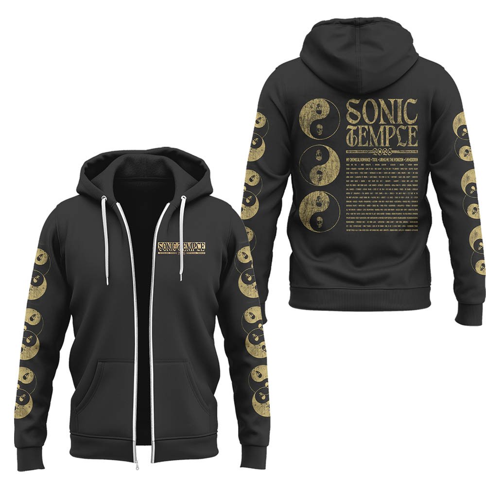 Limited Edition Sonic Temple Festival 2026 Zip Hoodie