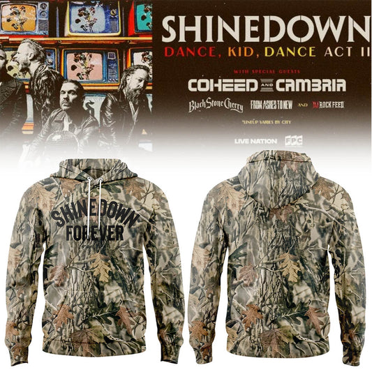 Limited Edition SHINEDOWN “Dance, Kid, Dance Act II Tour” 2026 Hoodie