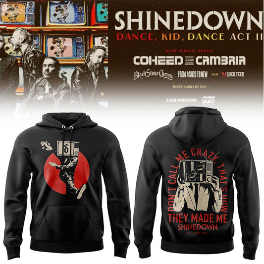 Limited Edition SHINEDOWN “Dance, Kid, Dance Act II Tour” 2026 Hoodie