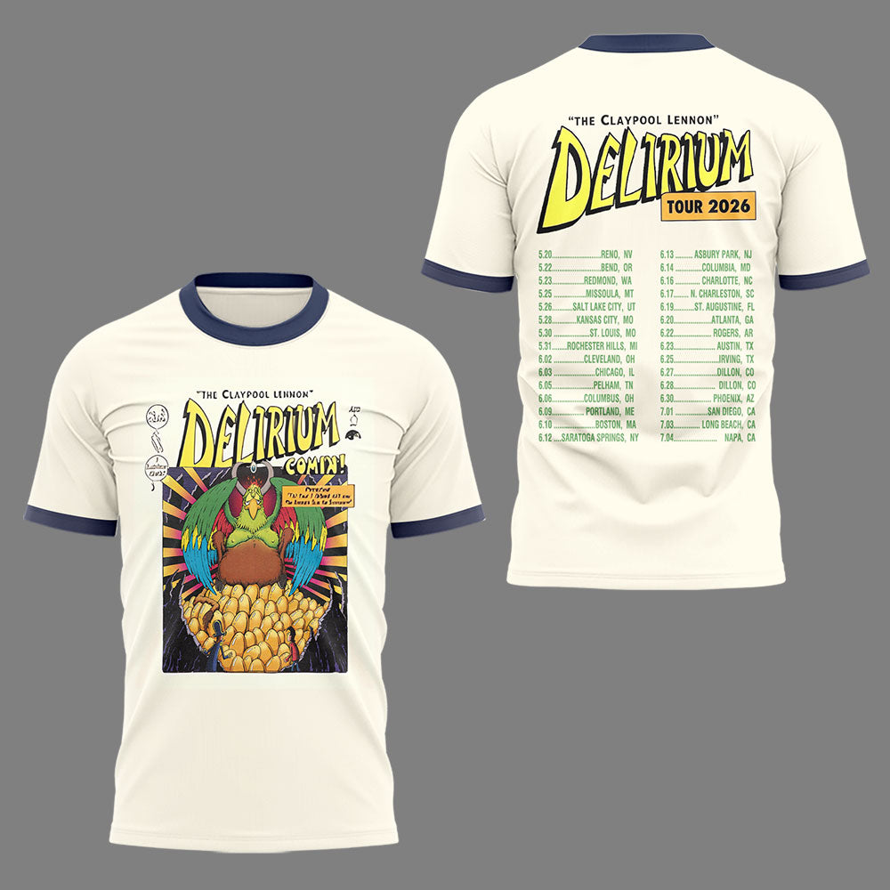 Limited Edition Claypool Gold Tour 2026 TShirt