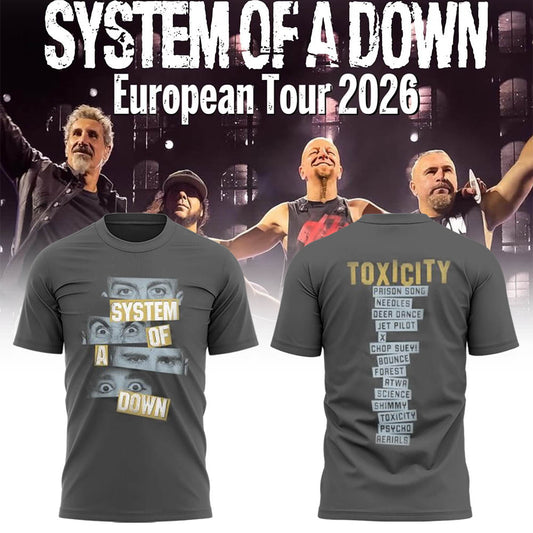 Limited Edition SOAD-MEX Tour 2026 Tshirt