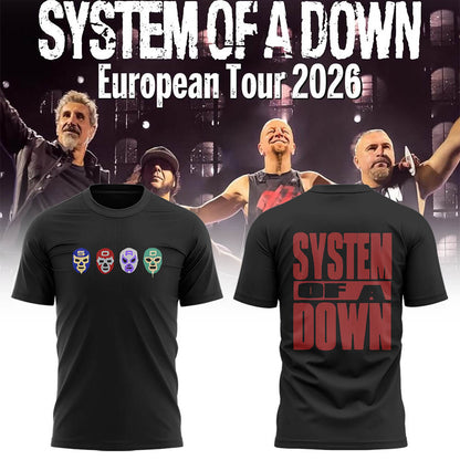 Limited Edition SOAD-MEX Tour 2026 Tshirt
