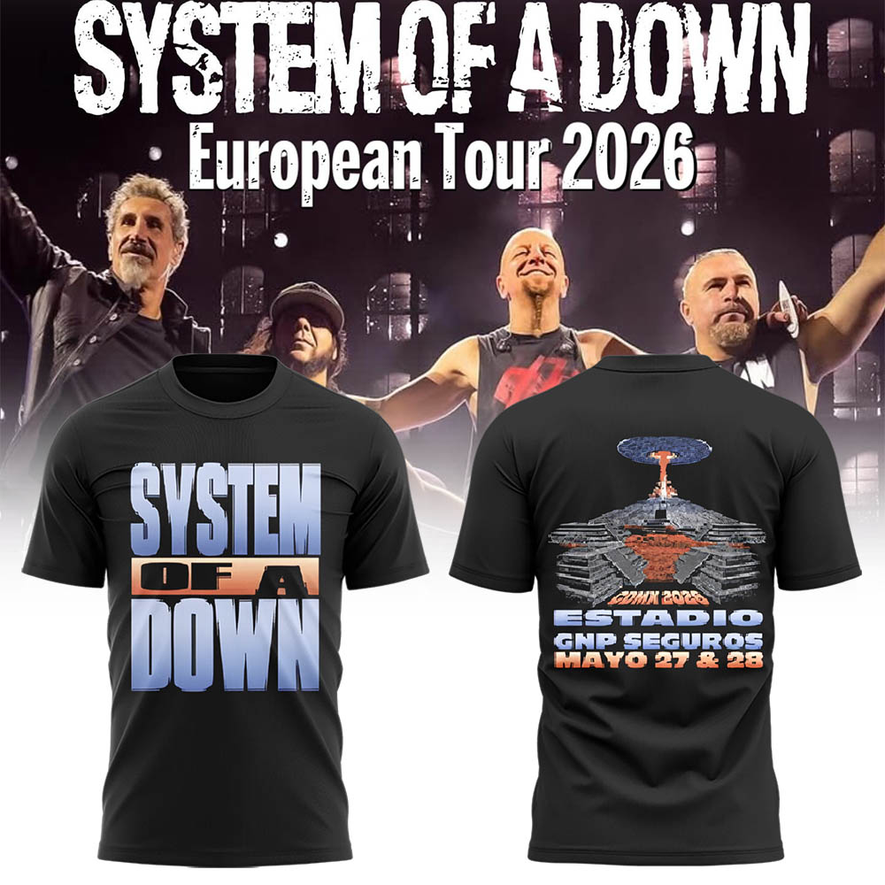 Limited Edition SOAD-MEX Tour 2026 Tshirt