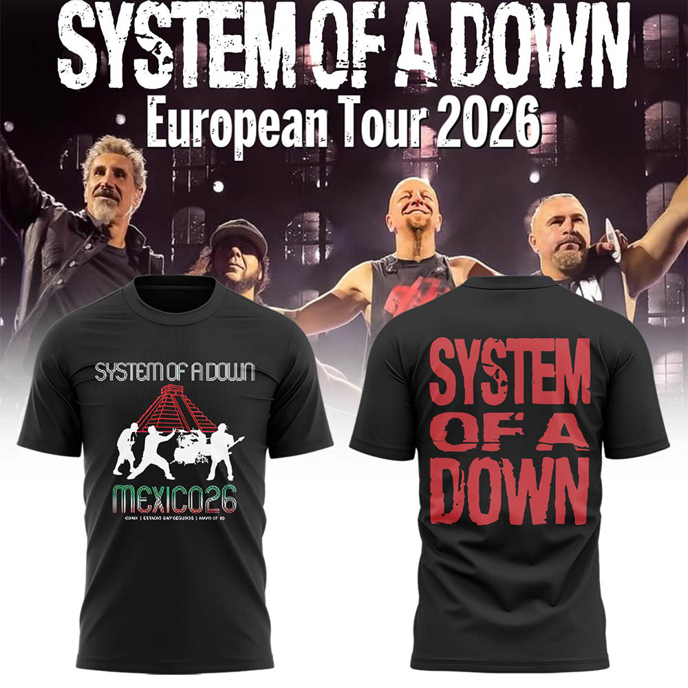 Limited Edition SOAD-MEX Tour 2026 Tshirt
