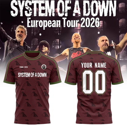 Limited Edition SOAD-MEX Tour 2026 Tshirt