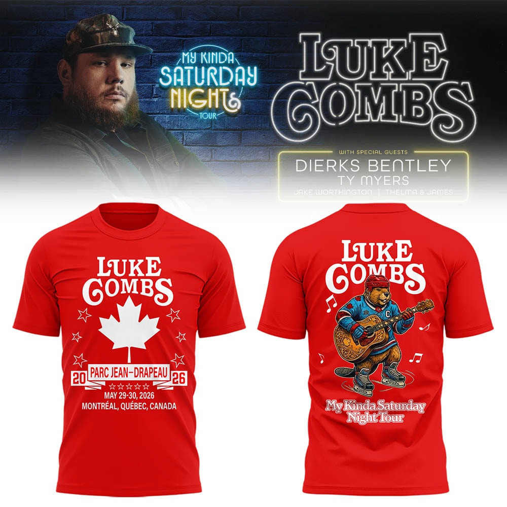 Limited Edition “My Kinda Saturday Night Tour” at Montréal Tshirt