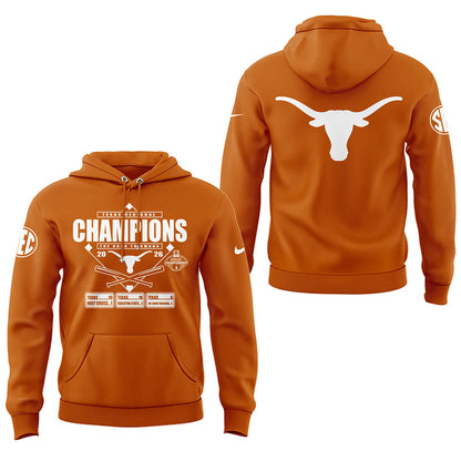 Limited Edition Texas Baseball AUSTIN REGIONAL CHAMPS 🏆 Hoodie