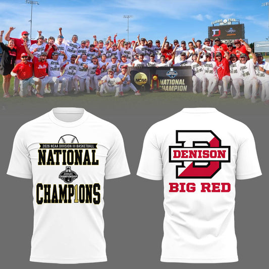 Big Red 2026 Division III Baseball National Champions ⚾🏆Shirt