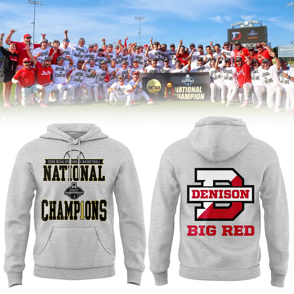 Big Red 2026 Division III Baseball National Champions ⚾🏆 Hoodie