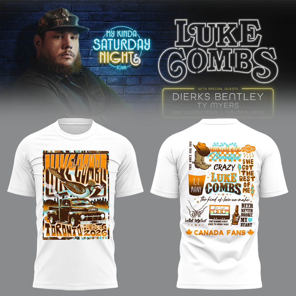 Limited Edition “My Kinda Saturday Night Tour” at Montréal Tshirt