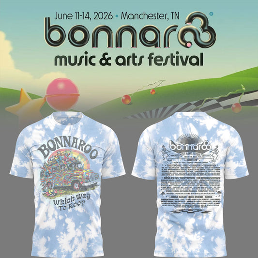 Limited Edition Bonnaroo Music & Arts Festival 2026 Tshirt