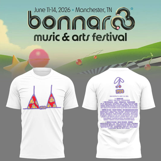 Limited Edition Bonnaroo Music & Arts Festival 2026 Tshirt