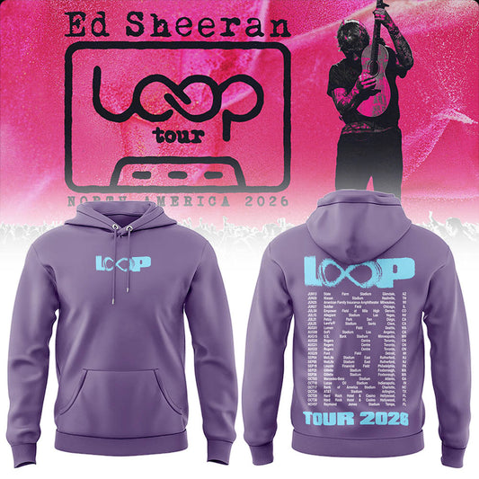 Ed “North American Loop Tour 2026” 🎸➕✖️➗Hoodie
