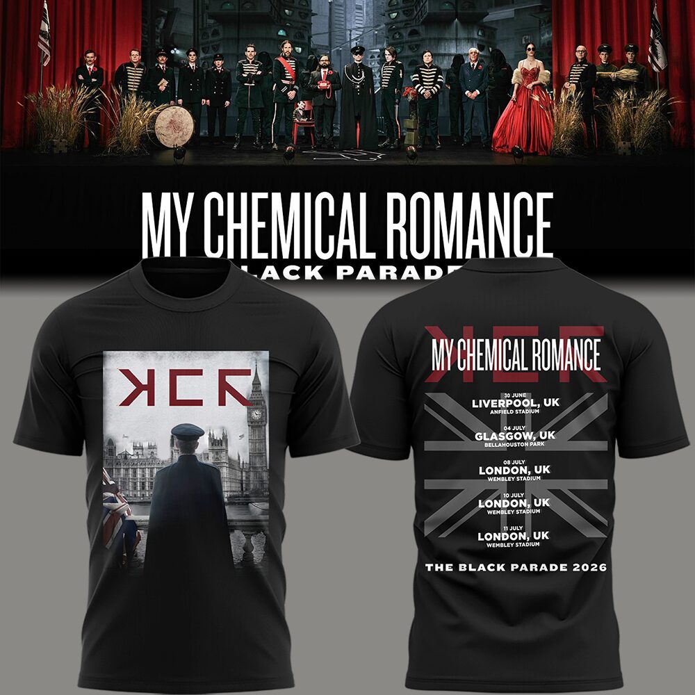 Limited Edition MCR Long Live The Black Parade Tour 2026 Tshirt