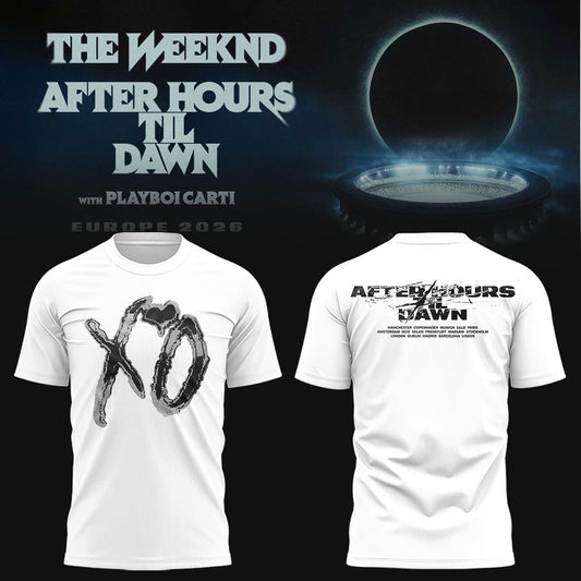 Limited Edition After Hours Til Dawn Tour Shirt