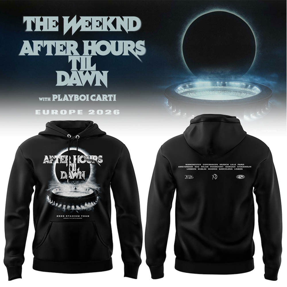 Limited Edition After Hours Til Dawn Tour Hoodie