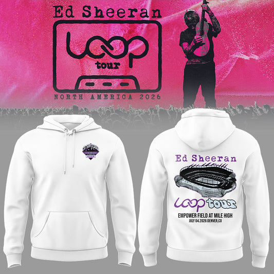 Ed “North American Loop Tour 2026” in Colorado 🎸➕✖️➗Hoodie