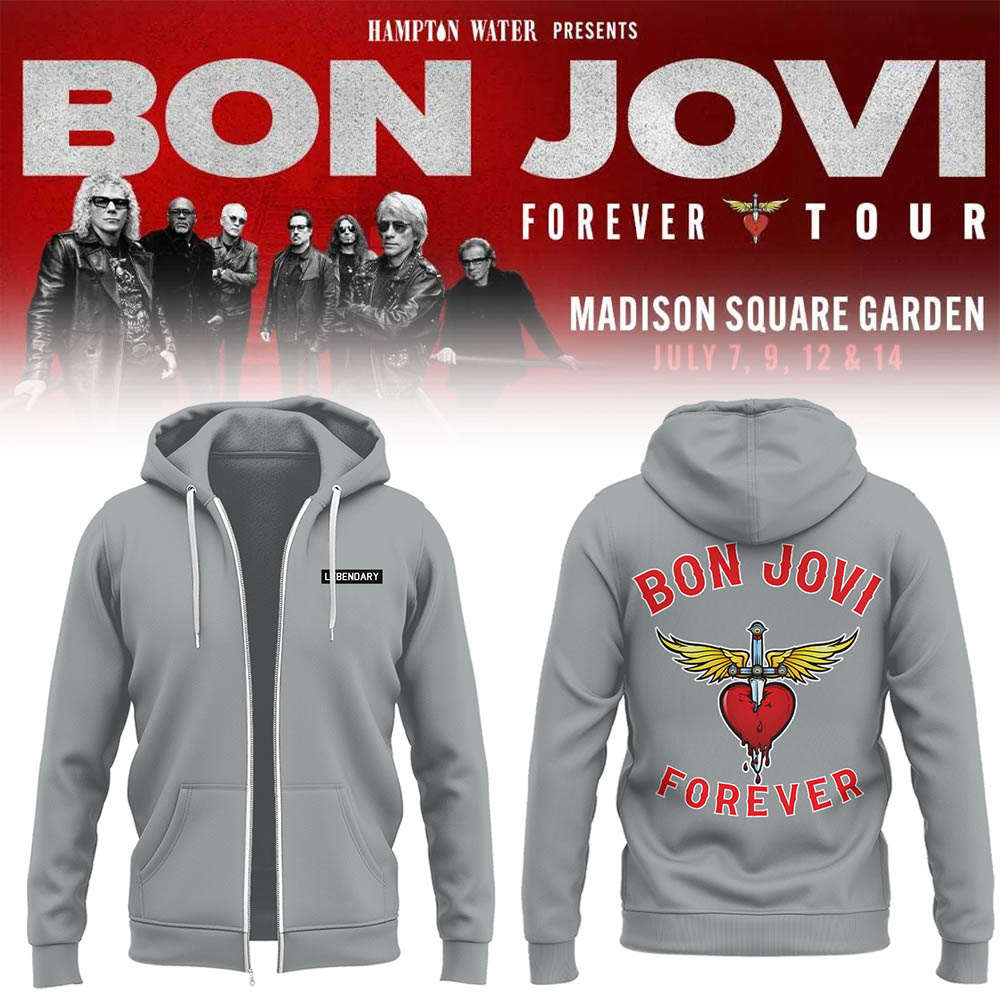 Limited Edition Forever Tour 2026 Zip Hoodie