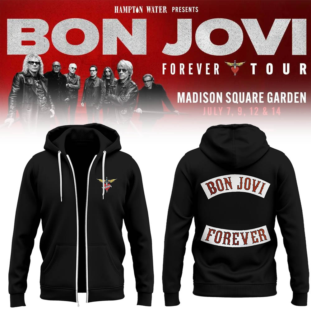 Limited Edition Forever Tour 2026 Zip Hoodie