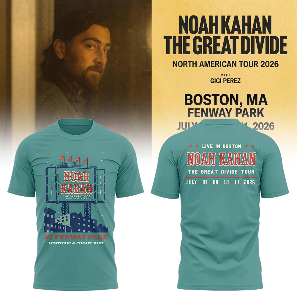 Limited Editon The Great Divide Tour At Fenway Park Boston Tshirt