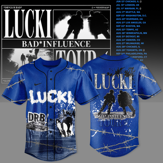 Deep Blue Barbed Tour Jersey