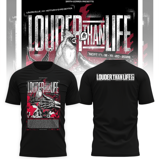 Louder Than Life Festival 2026 Merch At Kentucky Expo Center In Louisville KY On September 17 18 19 20 Tshirt