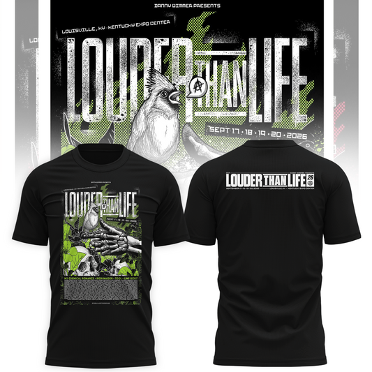 Louder Than Life Festival 2026 Merch At Kentucky Expo Center In Louisville KY On September 17 18 19 20 Tshirt