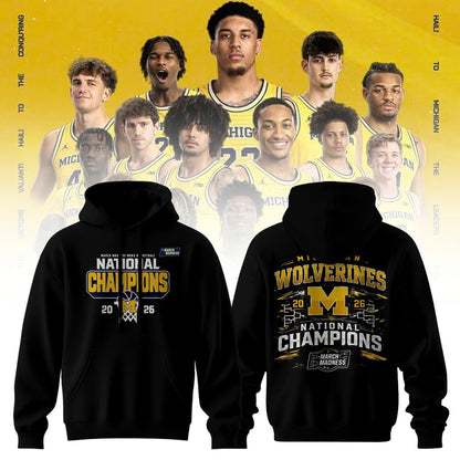Basketball x Michigan Champions 2026 Limited Edition Hoodie