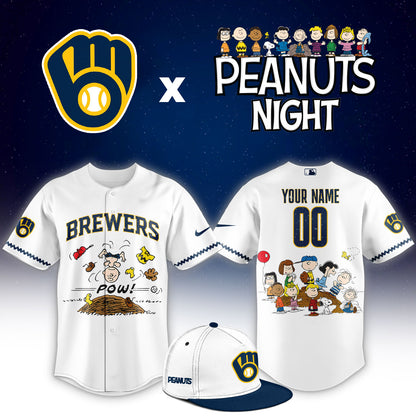 Baseball x Peanuts Night Limited Custom Jersey