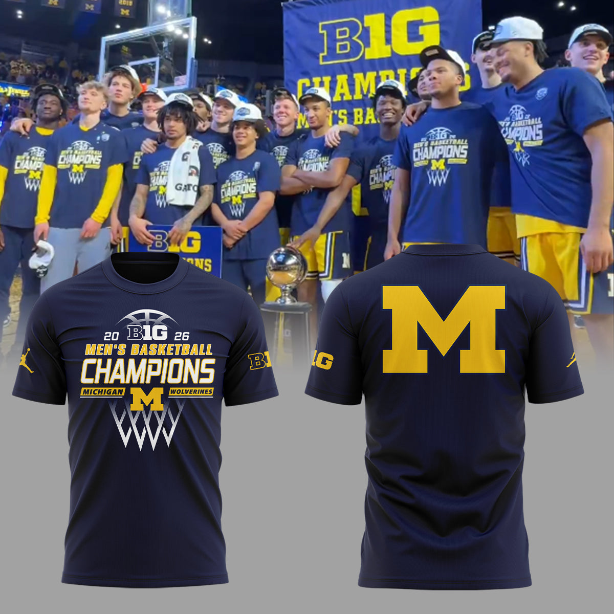 Limited Edition Michigan B10 MBB Champions T-Shirt