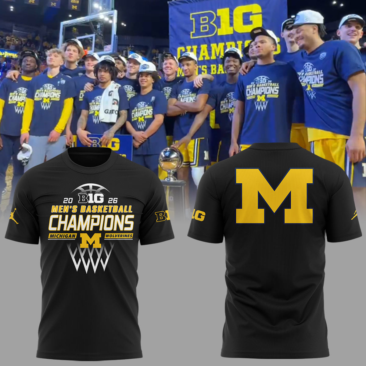 Limited Edition Michigan B10 MBB Champions T-Shirt