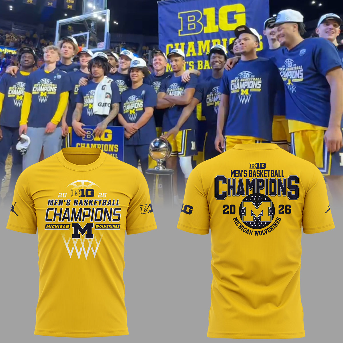 Limited Edition Michigan B10 MBB Champions T-Shirt