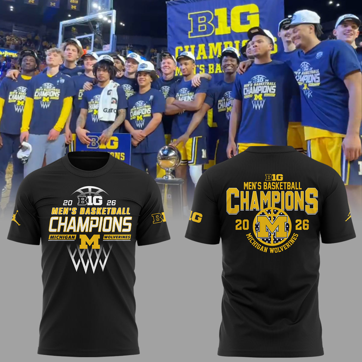 Limited Edition Michigan B10 MBB Champions T-Shirt