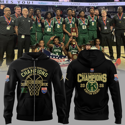 Limited Edition 3A Boys Basketball Champions 🏀🏆 ZipHoodie