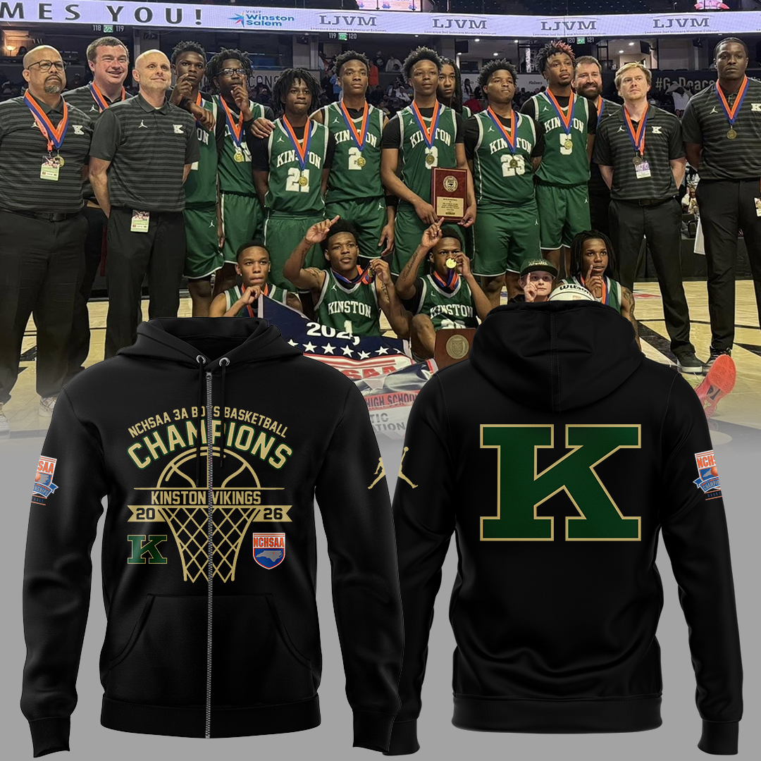 Limited Edition 3A Boys Basketball Champions 🏀🏆 ZipHoodie