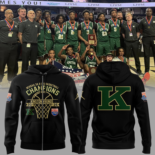 Limited Edition 3A Boys Basketball Champions 🏀🏆 ZipHoodie