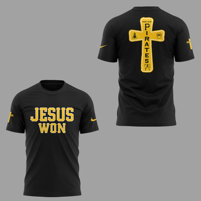 Pirates x Jesus Won-Hoist The Cone✝️🔺🏴‍☠️ TShirt