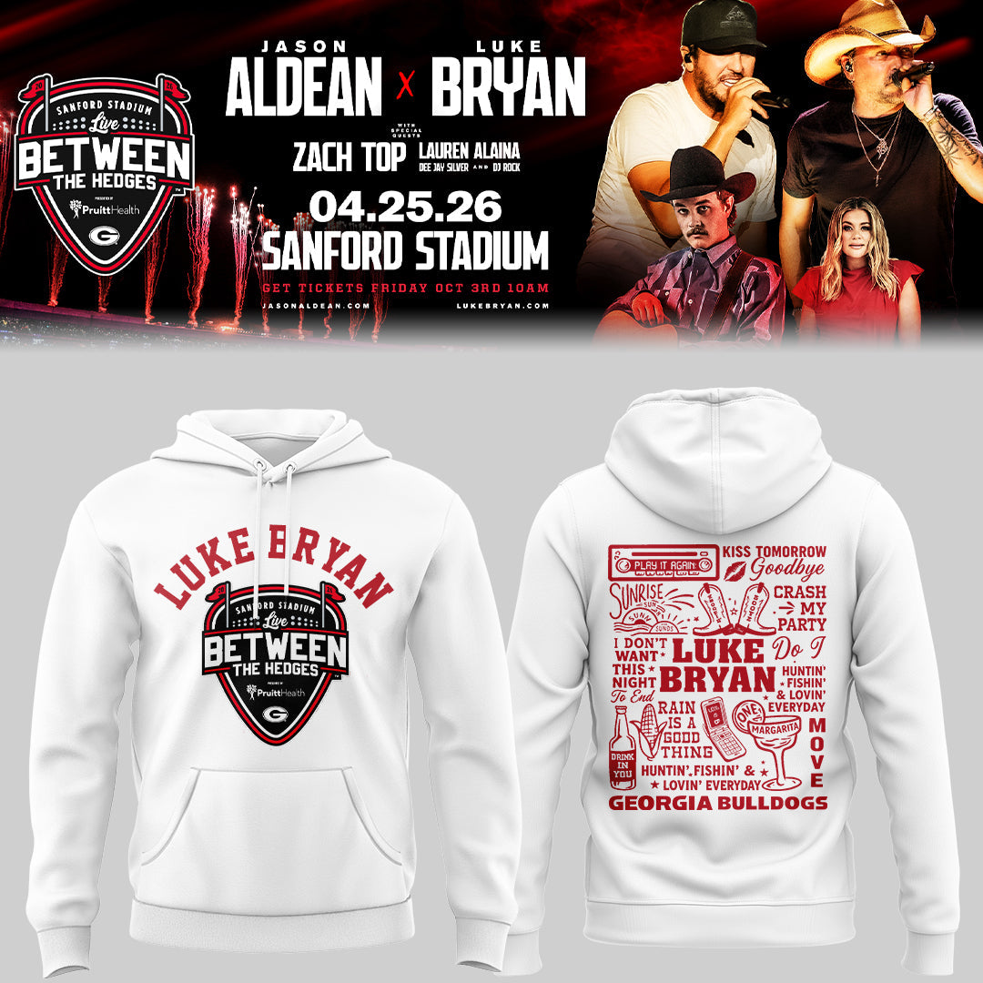 Limited Edition LB “Live Between The Hedges” At Sanford Stadium Hoodie-ND04222626