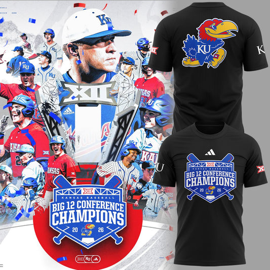 Jayhawks B12 Conference Champions Limited Edition Shirt