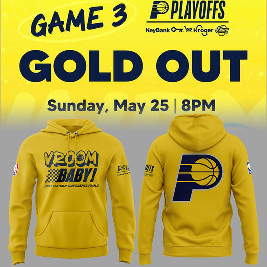 Indiana Pacers Vroom Baby 2025 Hoodie